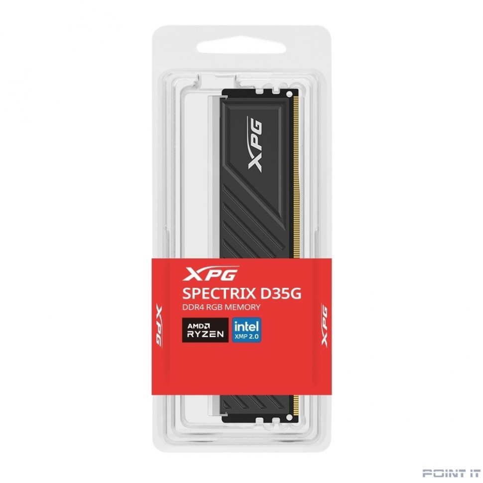 A-data DDR4 XPG SPECTRIX D35G 8GB DDR4-3600 AX4U36008G18I-SBKD35G,CL18, 1.35V BLACK