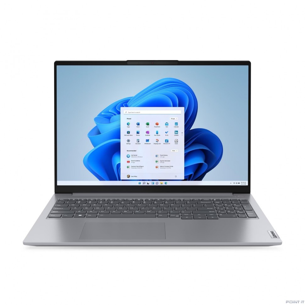 Ноутбук Lenovo ThinkBook 16 G6 IRL [21KH00SMEV] (КЛАВ.РУС.ГРАВ.) Arctic Grey 16" {WUXGA IPS 300nits i5-13420H/16GB/512GB SSD/DOS/+Case}