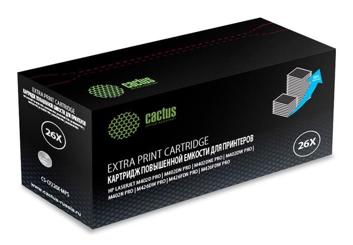 Картридж BLACK /M402D/M402N 12K CS-CF226X-MPS CACTUS