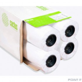 Бумага Cactus CS-LFP90-610457-4 24&quot;(A1) 610мм-45.7м/90г/м2 CIE171% универсальная втулка:50.8мм (2&quot;) (упак.:4рул)