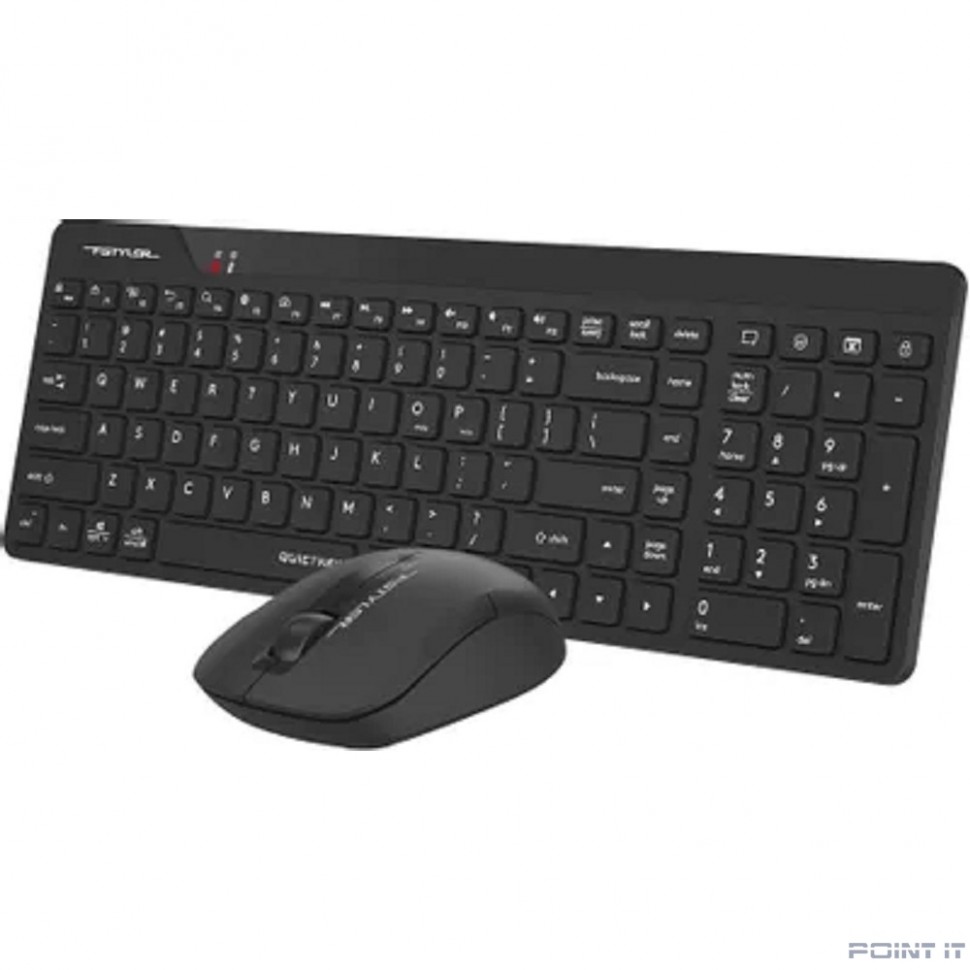 Комплект клавиатура+мышь беспров. A4TECH Fstyler FG2300 Air2 black (USB, slim) (FG2300 AIR2 BLACK)
