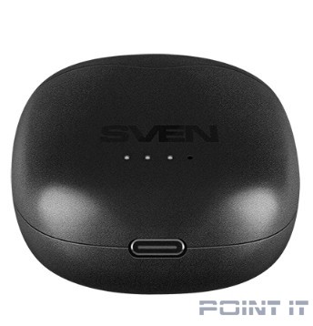 Наушники SVEN E-717BT,чер,BТ,TWS, заряд кейс, беспровод, стерео
