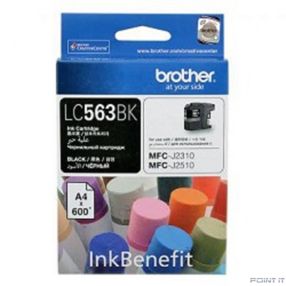 Brother LC-563BK Картридж , Black{MFCJ2510/2310, Black, (600стр.)