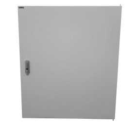 Дверь металлическая с ручкой для шкафа WMA, DUO 6*15 Netko, серая