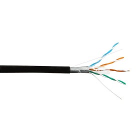 Кабель FTP4 cat.5е, одножильный, экранированный, 305м, CCA, для наружных работ NETKO Optima Gold 