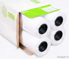 Бумага Cactus CS-LFP90-1067457-4 42&quot;(A0+) 1067мм-45.7м/90г/м2/белый CIE171% для струйной печати втулка:50.8мм (2&quot;) (упак.:4рул)