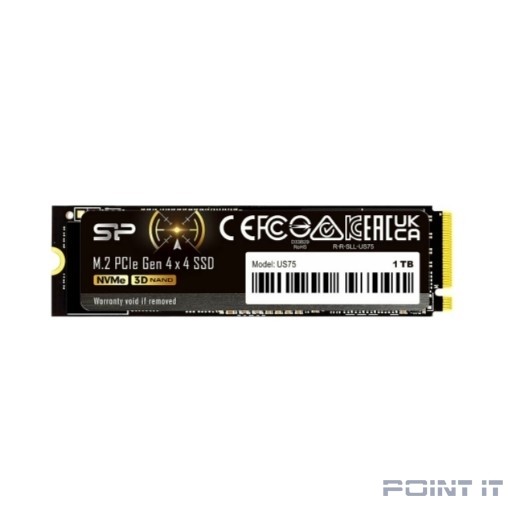 Silicon Power SSD M.2 1TB US75, M.2 2280, PCI-E 4x4, [R/W -7000/6000 MB/s]