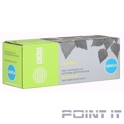 CACTUS Q6002A Картридж (CS-Q6002A) для Color LaserJet 1600/2600N/M1015/M1017, желтый, 