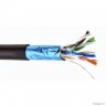 5bites Кабель Express FS5525-305BPE витая пара FTP/SOLID/5E/24AWG/COPPER/PE/BLACK/OUTDOOR/DRUM/305M