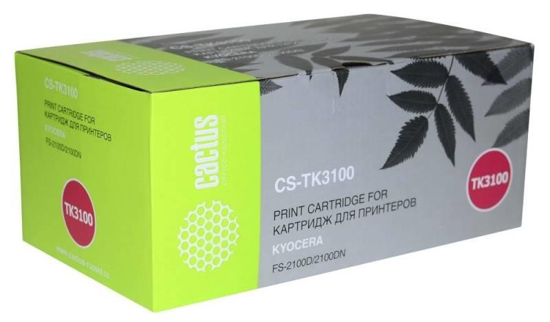 Картридж BLACK /FS-2100D 12.5K CS-TK3100 CACTUS