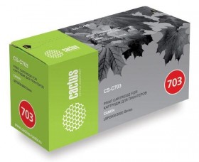 Картридж BLACK /LBP2900/3000 2K CS-C703 CACTUS