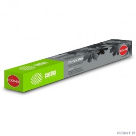 Картридж лазерный Cactus CS-EXV49BK черный (36000стр.) для Canon IR C3320/C3320i/C3325i/C3330i/C3500/C3520i MFP/C3525i MFP/C3530i MFP
