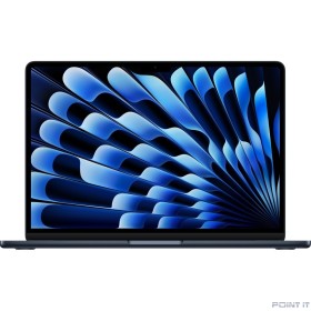 Ноутбук Apple MacBook Air 13-inch 2025 [MW123ZA/A] Midnight 13.6" Liquid Retina {(2560x1600) M4 10C CPU 8C GPU/16GB/256GB SSD} (A3240)