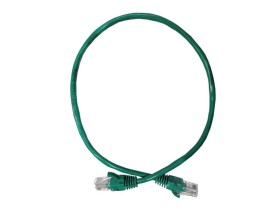Патч-корд UTP4 cat 5e, 0,5м, ВС, LSZH, зеленый, литой коннектор NETKO Optima