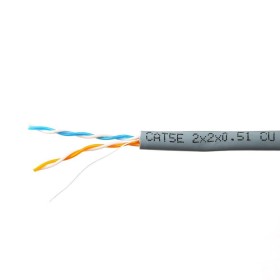 Кабель Skynet Premium UTP2 cat.5е, одножильный, 305м, Cu, серый