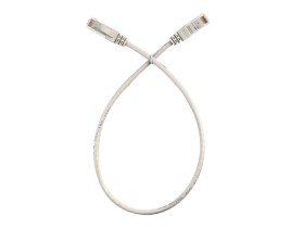 Патч-корд UTP4 cat.6, 0.5м, литой коннектор, серый Netko CKC