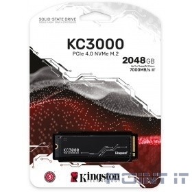 SSD жесткий диск M.2 2280 2TB SKC3000D/2048G KINGSTON