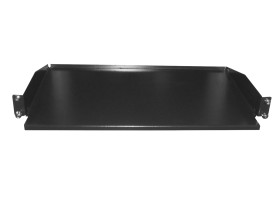 Полка консольная 1U 600 (глубина 350) чёрная РАСПРОДАЖА