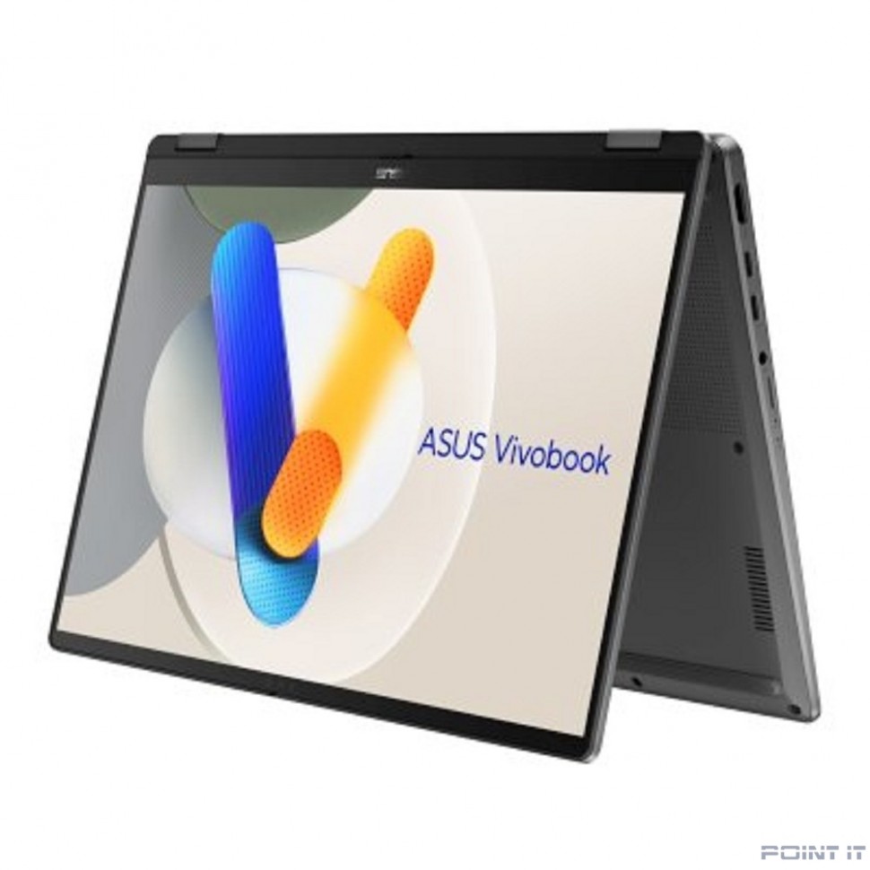Ноутбук ASUS VivoBook Flip 14 TP3407SA-QL055W [90NB14Y1-M00690] Matte Gray 14" {WUXGA OLED Touch Ultra 7 256V(2.2Ghz)/16384Mb/1024PCISSDGb/Intel Arc graphics/Win11Home}