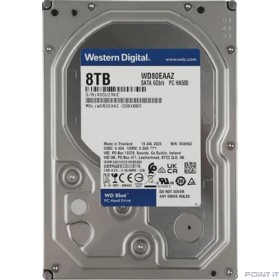 8TB WD Blue (WD80EAAZ) {Serial ATA III, 5640 rpm, 256Mb buffer}