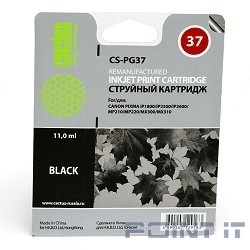 CACTUS PG37 Картридж CS-PG37 для Canon PIXMA iP1800/iP2500/iP2600, MP210/220, MX300/310