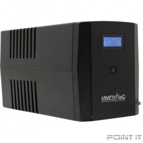 Импульс ИБП ЮНИОР СМАРТ 1500,черный {1500/900 ВА/Вт, LCD, USB, RJ11/RJ45, SCHUKOx4} {JS15223}