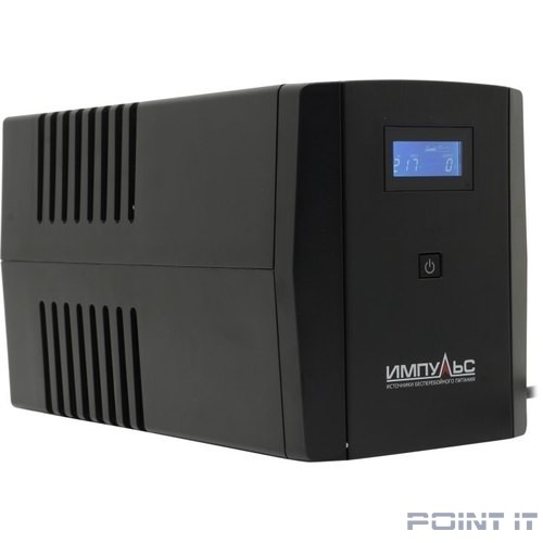 Импульс ИБП ЮНИОР СМАРТ 1500,черный {1500/900 ВА/Вт, LCD, USB, RJ11/RJ45, SCHUKOx4} {JS15223}
